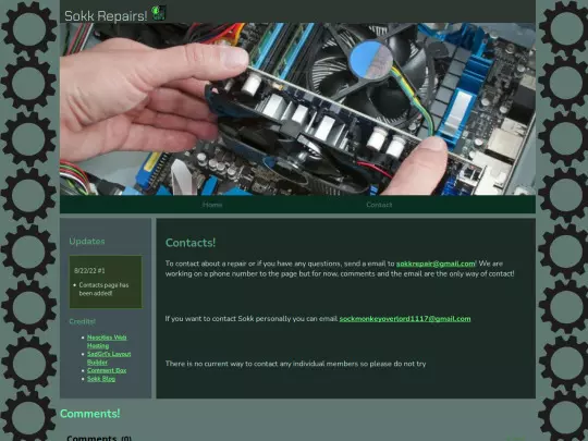 testing screenshot
