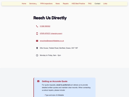 contact screenshot