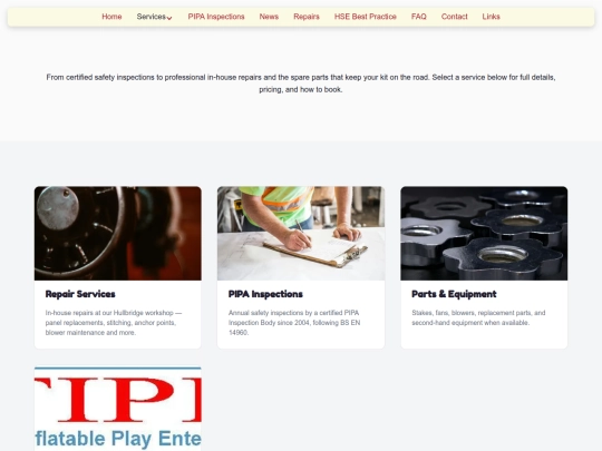 services screenshot