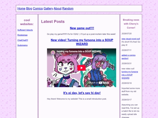 blog screenshot