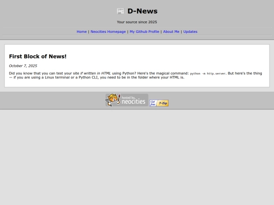 index screenshot