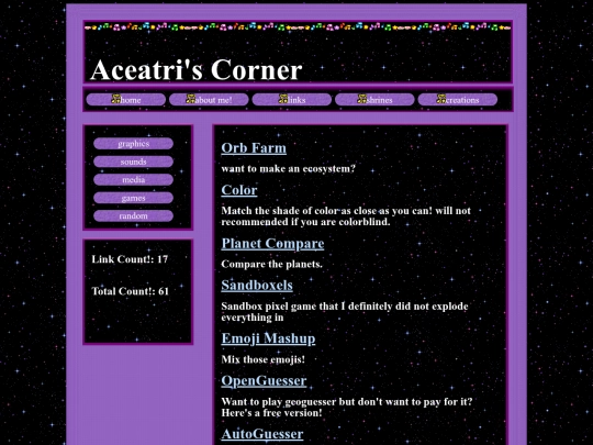 games screenshot