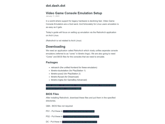 video-game-console-emulation-setup screenshot