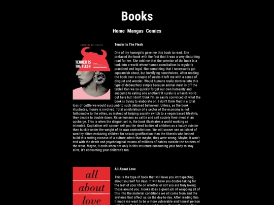 books screenshot