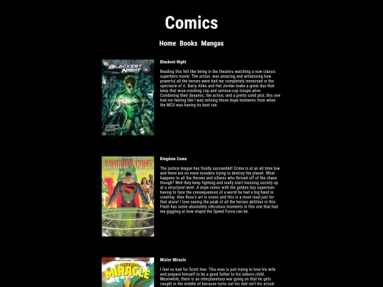 comics screenshot