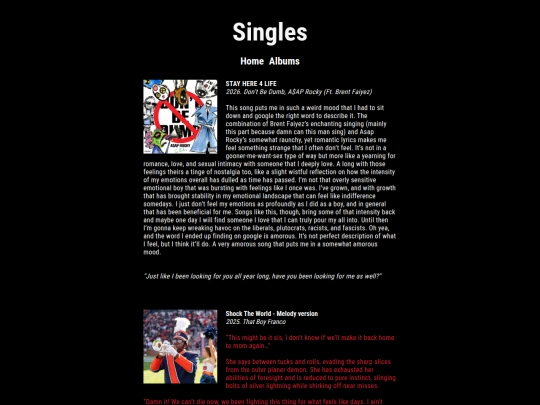 singles screenshot