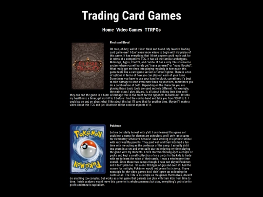 tcgs screenshot