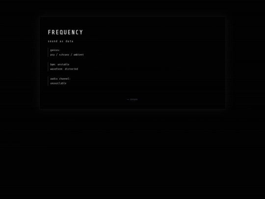 frequency screenshot