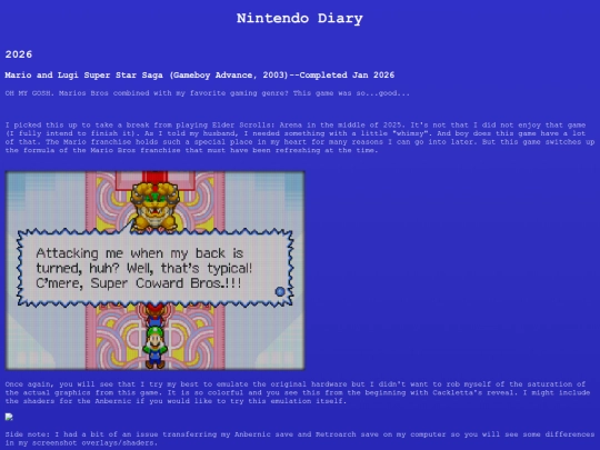 nintendodiary screenshot