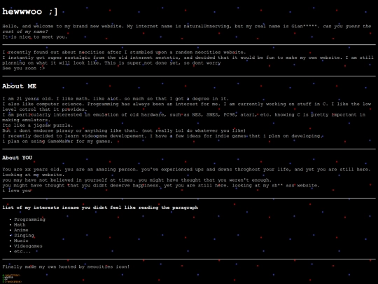 index screenshot