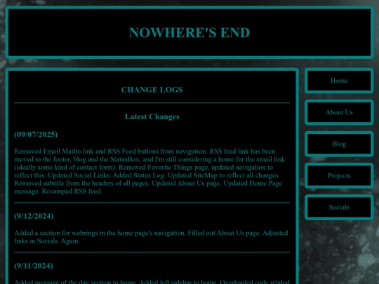 changelog screenshot