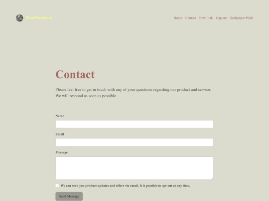 blocs/contact screenshot