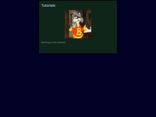 tutorials/tutorials screenshot