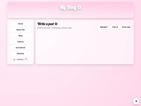 blog screenshot