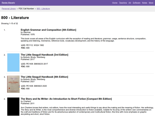 tiny-apps/opac/browse/fdc/800 screenshot