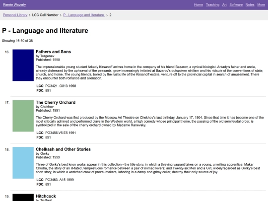 tiny-apps/opac/browse/lcc/p/2 screenshot