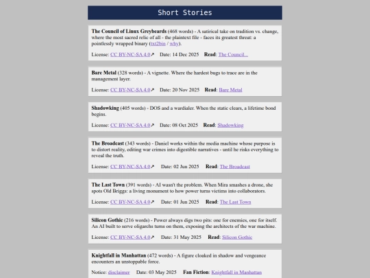 short.stories screenshot
