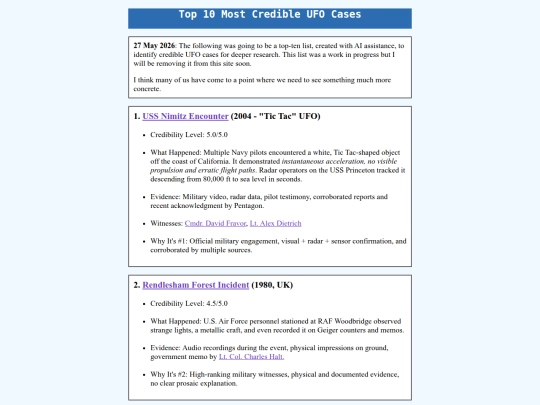 ufo/ufo.cases.top.10.most.credible screenshot
