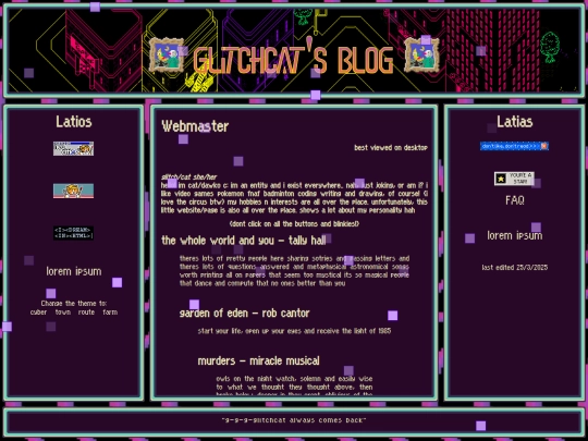 blog screenshot