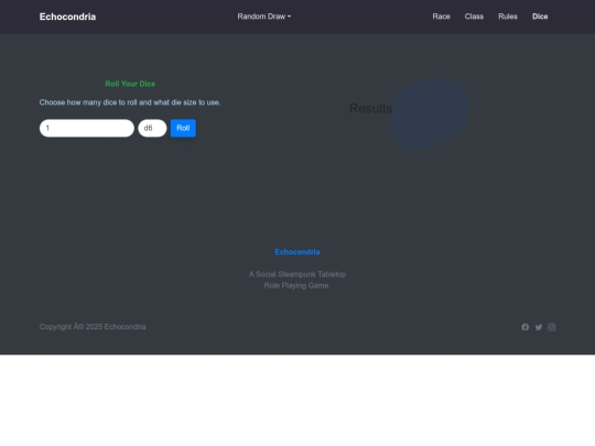 Tools/dice screenshot