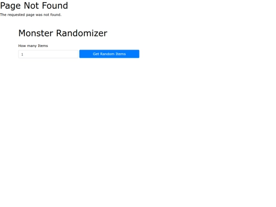 Tools/monsters screenshot