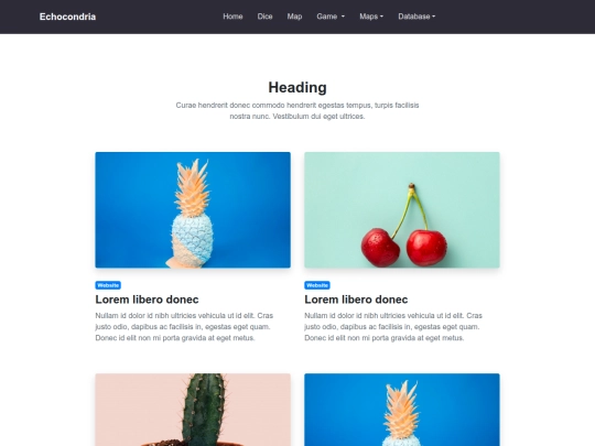 projects screenshot
