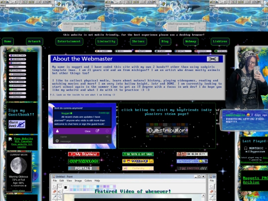 Homepage screenshot