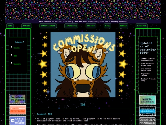 TOS screenshot