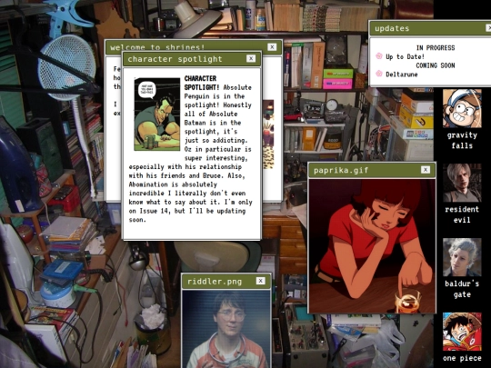 shrineMenu screenshot