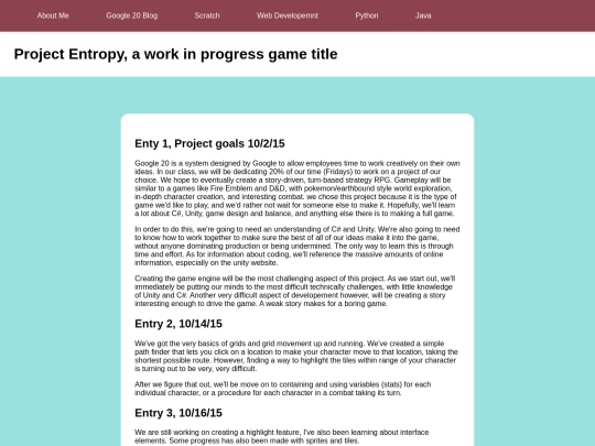 google20Blog screenshot