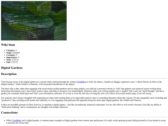 Panels/digitalgardens screenshot