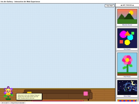 iris/IrisInteractiveWebArtExperience screenshot
