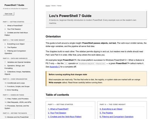 powershellguide screenshot