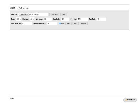 webutils/tools/Lou32MidiNoteRollViewerUtility screenshot