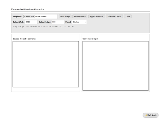 webutils/tools/Lou32PerspectiveKeystoneUtility screenshot