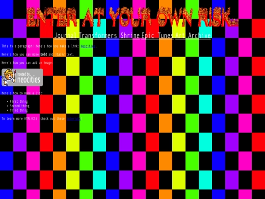 index screenshot