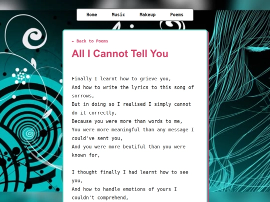 All-I-Cannot-Tell-You screenshot