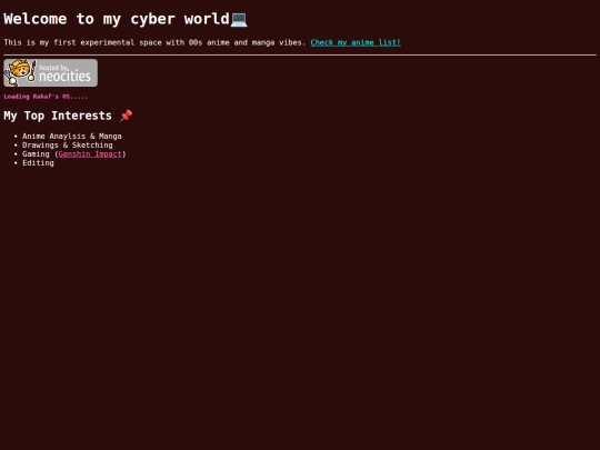 index screenshot