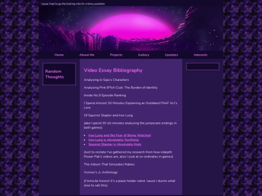 Main Site Stuff /Updates/bibilography screenshot