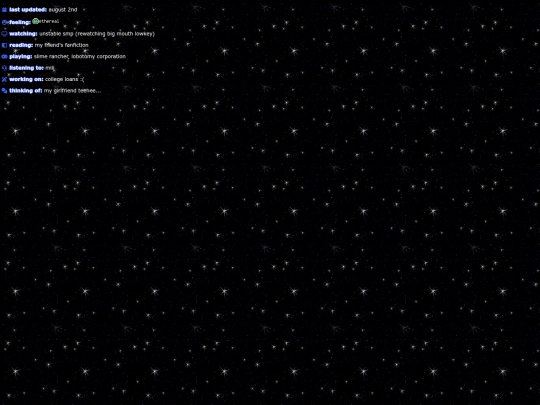 status screenshot