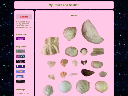 rocksandshells screenshot