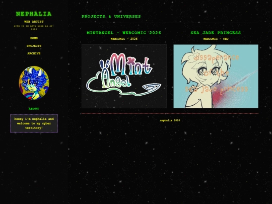 projects screenshot