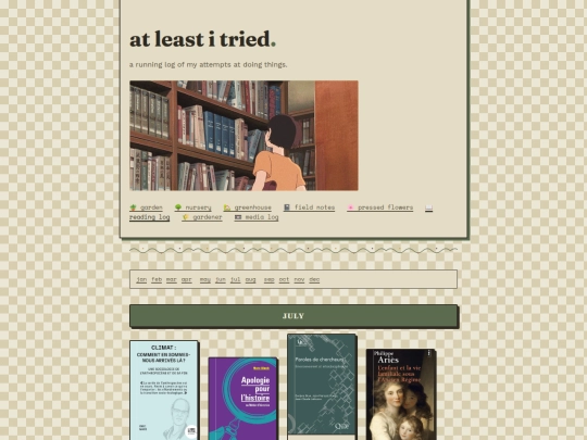 readinglog screenshot