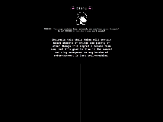 diary screenshot