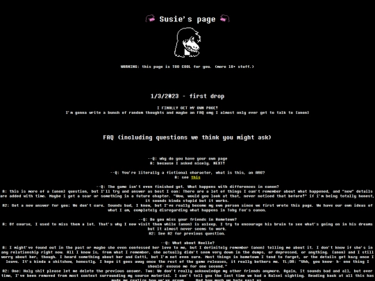 susies_page-the_most_awesome_page screenshot