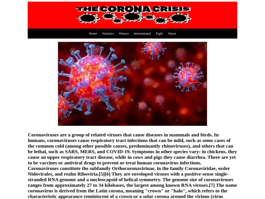 Homepage screenshot