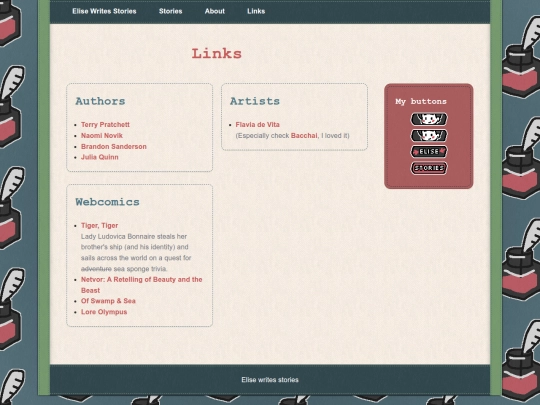 links screenshot