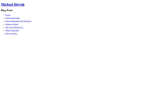 blogs screenshot