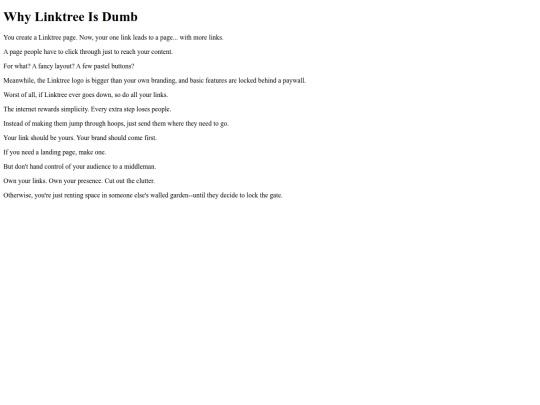 blogs/linktree screenshot