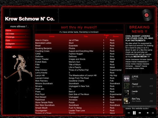 krow/cdindex screenshot